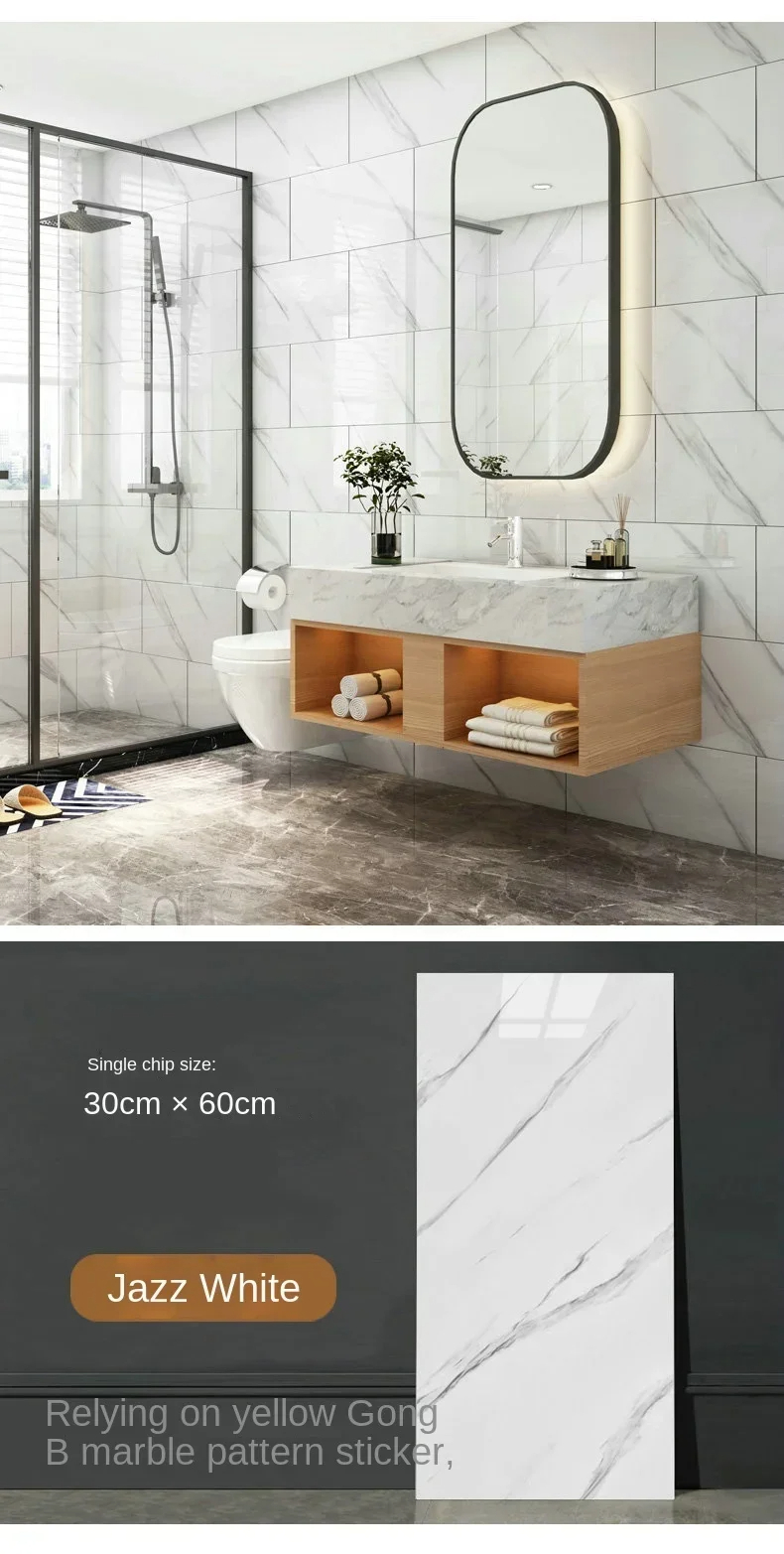 Miniatura 6 de Azulejo adhesivo 60x30 blanco FK23D-242